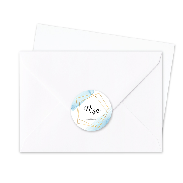 Autocollants pour enveloppes Rondes (lot de 24)