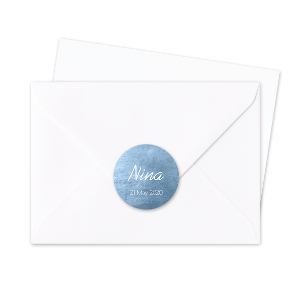 Envelop stickers Rond - Set van 24 Envelop stickers Rond - Set van 24