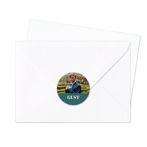 Kuvertklistermærke Rund - set of 24