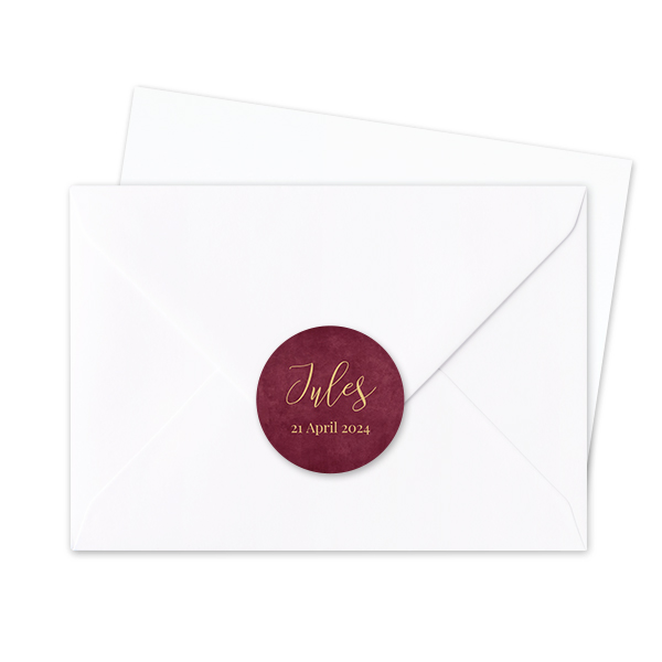 Autocollants pour enveloppes Rondes (lot de 24) Autocollants pour enveloppes Rondes (lot de 24)