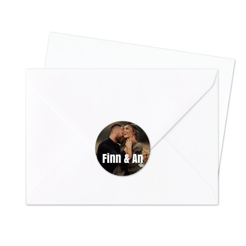 Autocollants pour enveloppes Rondes (lot de 24)