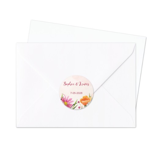 Autocollants pour enveloppes Rondes (lot de 24)