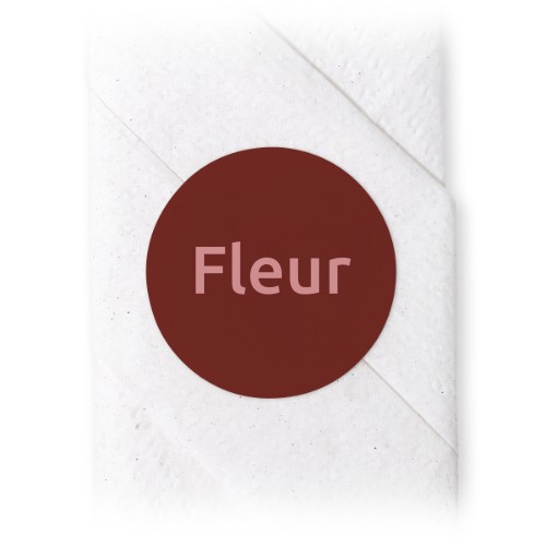 Stickers voor servetten Rond (set van 24)