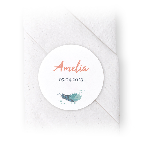 Bohemian Feathers - Text Only