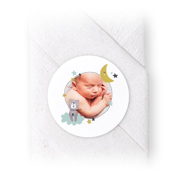 Napkin Stickers Circle - set of 24 Napkin Stickers Circle - set of 24