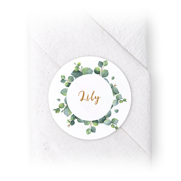 Napkin Stickers Circle - set of 24