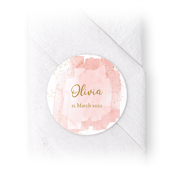 Napkin Stickers Circle - set of 24