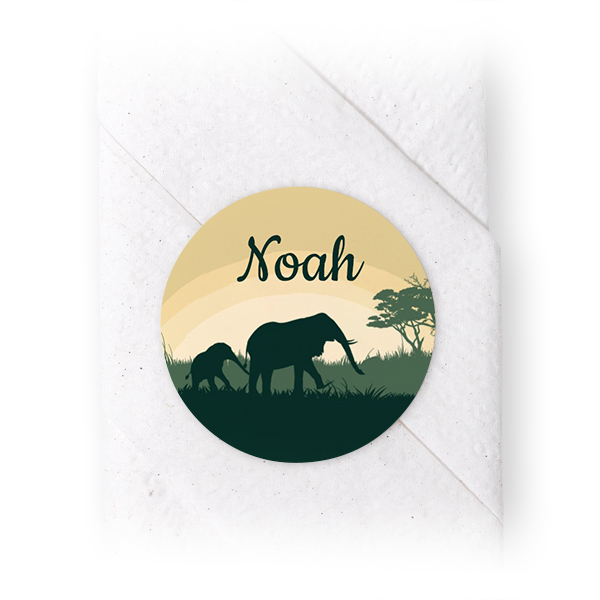 Stickers voor servetten Rond (set van 24) Stickers voor servetten Rond (set van 24)
