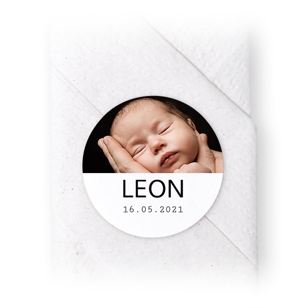 Stickers voor servetten Rond (set van 24)