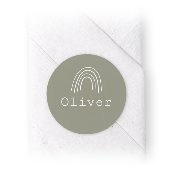 Napkin Stickers Circle - set of 24 Napkin Stickers Circle - set of 24