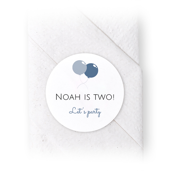 Stickers voor servetten Rond - Set van 24 Stickers voor servetten Rond - Set van 24