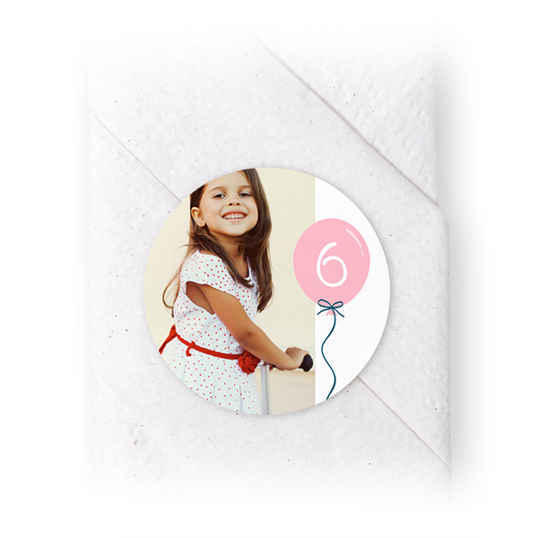 Napkin Stickers Circle - set of 24