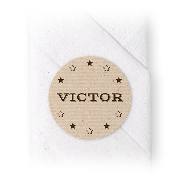 Stickers voor servetten Rond (set van 24) Stickers voor servetten Rond (set van 24)