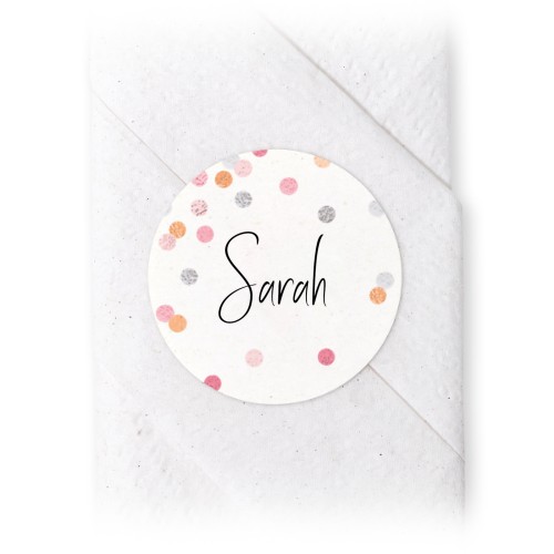 Servietten-Sticker Kreis - 24 Stk.