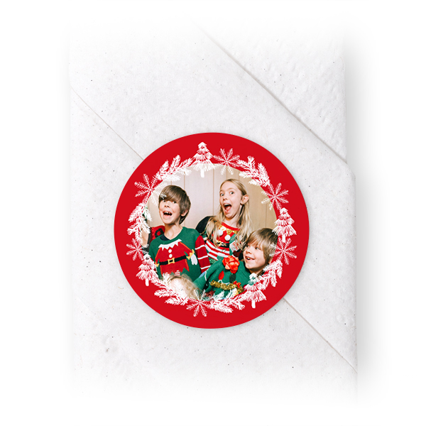 Stickers voor servetten Rond (set van 24)
