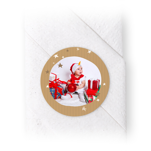 Stickers voor servetten Rond (set van 24)