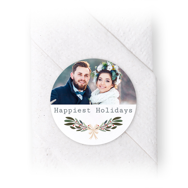 Dekorationsklistermärken Rund - 24 st