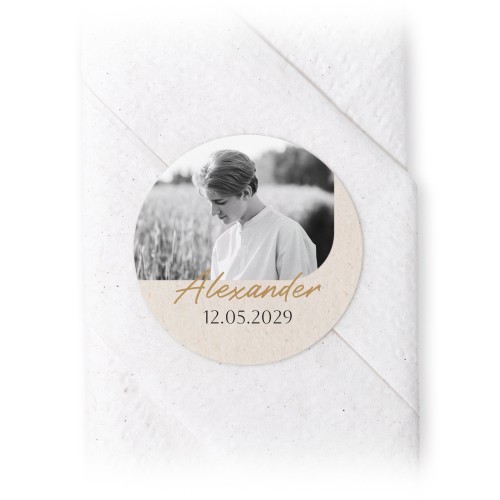 Napkin Stickers Circle - set of 24