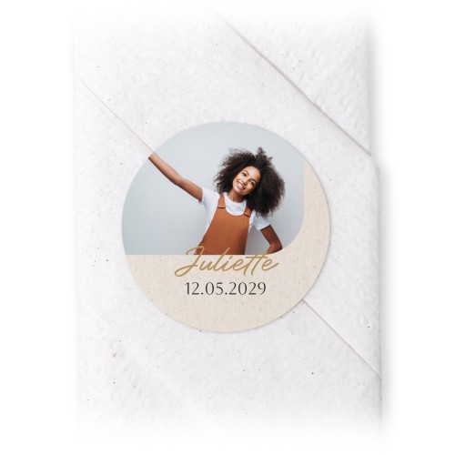 Stickers voor servetten Rond - Set van 24