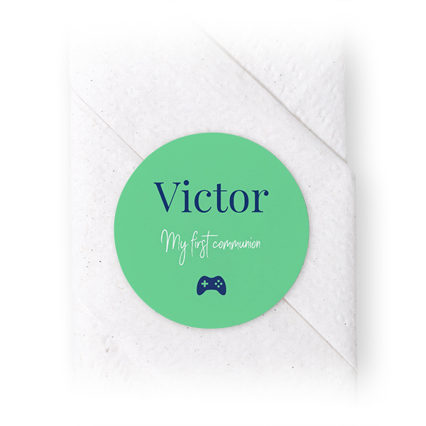 Stickers voor servetten Rond (set van 24)