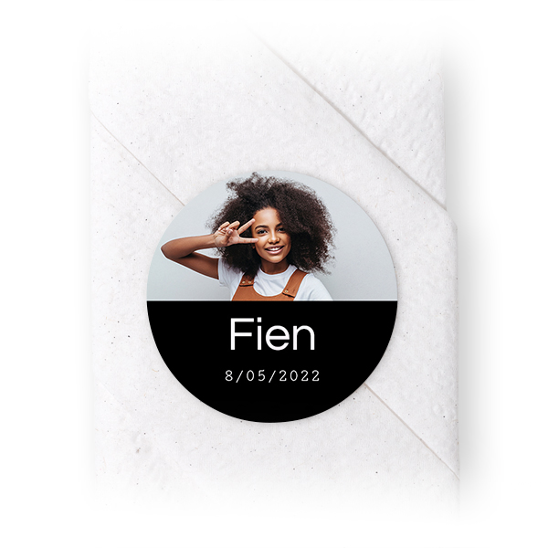 Napkin Stickers Circle - set of 24