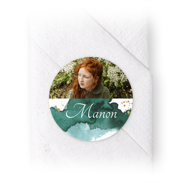 Stickers voor servetten Rond (set van 24)