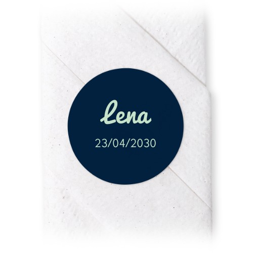 Napkin Stickers Circle - set of 24