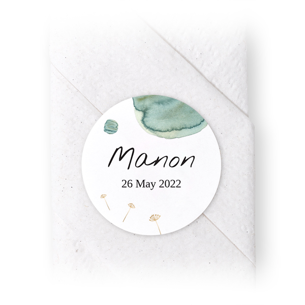 Napkin Stickers Circle - set of 24 Napkin Stickers Circle - set of 24