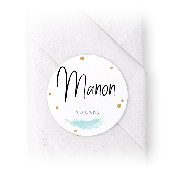 Stickers voor servetten Rond (set van 24) Stickers voor servetten Rond (set van 24)