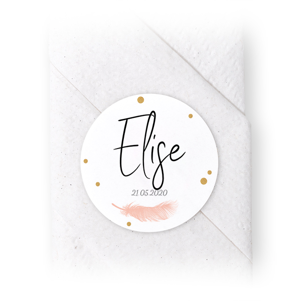 Napkin Stickers Circle - set of 24 Napkin Stickers Circle - set of 24
