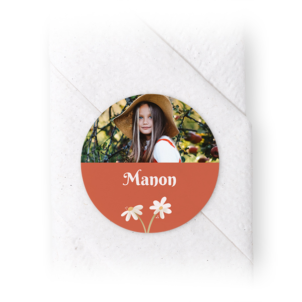 Napkin Stickers Circle - set of 24 Napkin Stickers Circle - set of 24