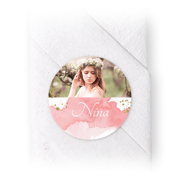 Watercolor Golden Circle