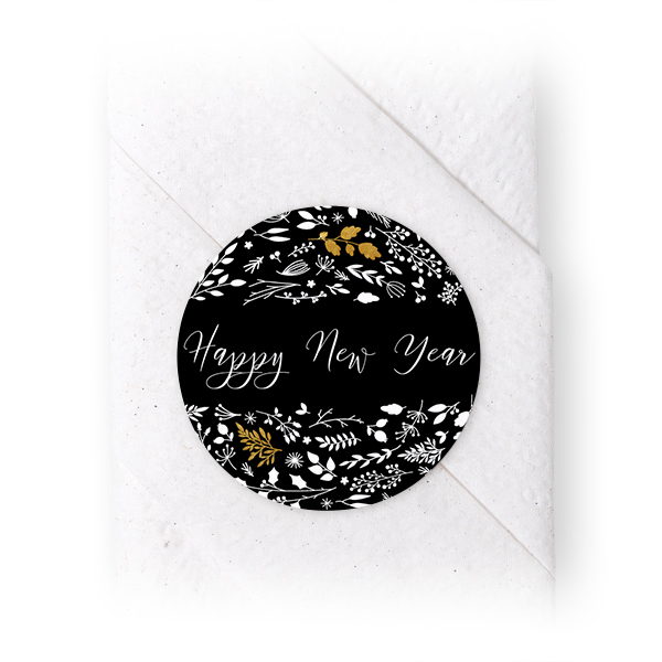 Napkin Stickers Circle - set of 24