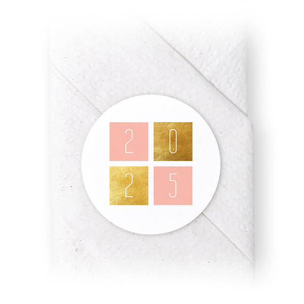 Stickers voor servetten Rond - Set van 24 Stickers voor servetten Rond - Set van 24