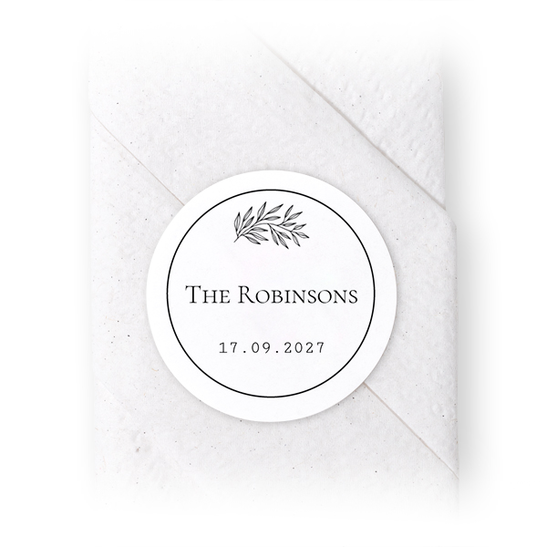 Stickers voor servetten Rond (set van 24) Stickers voor servetten Rond (set van 24)