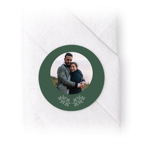 Napkin Stickers Circle - set of 24