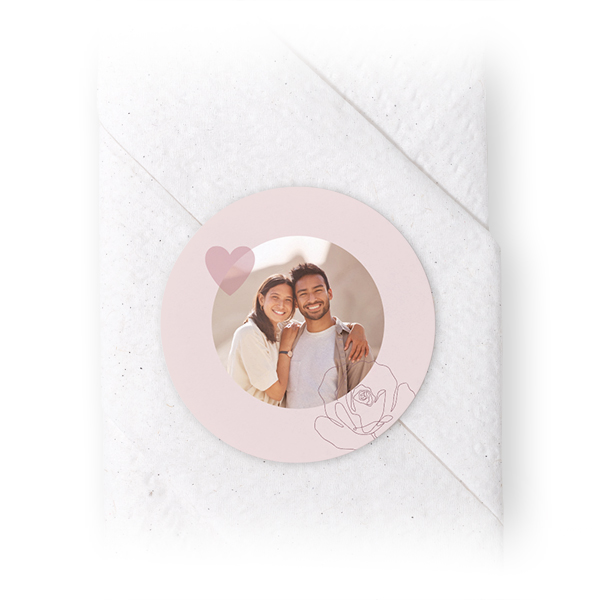 Napkin Stickers Circle - set of 24