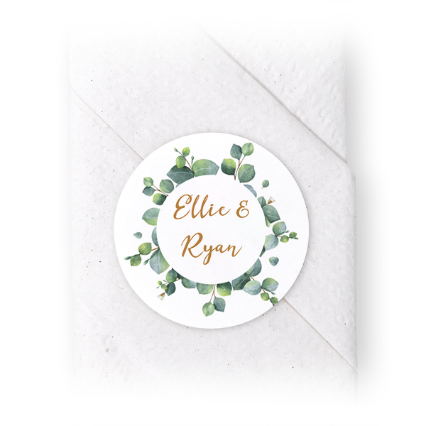 Napkin Stickers Circle - set of 24