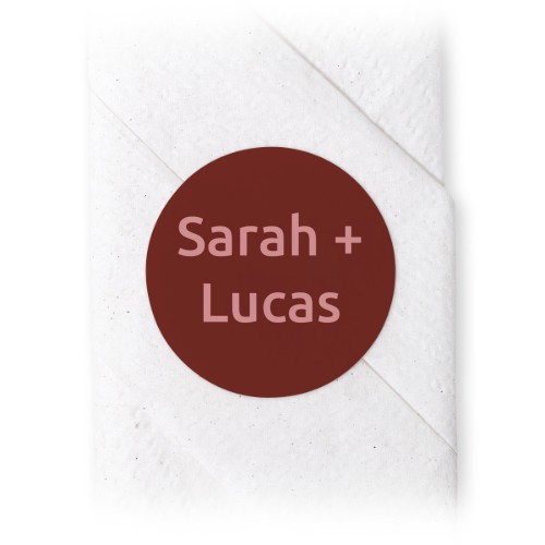 Napkin Stickers Circle - set of 24