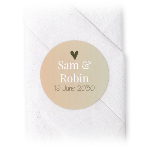 Napkin Stickers Circle - set of 24 Napkin Stickers Circle - set of 24