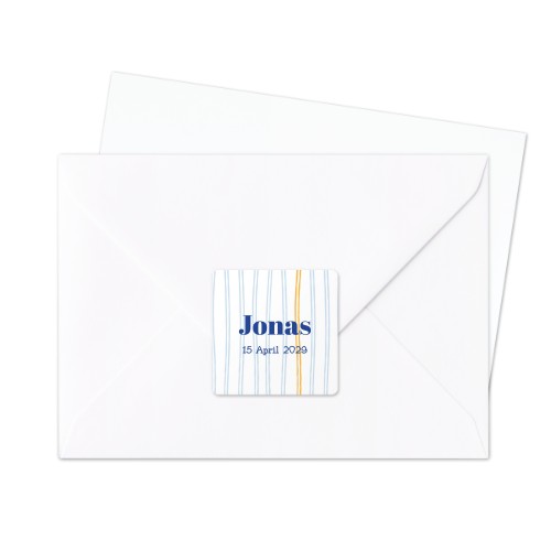 Sluitsticker Vierkant (set van 24)