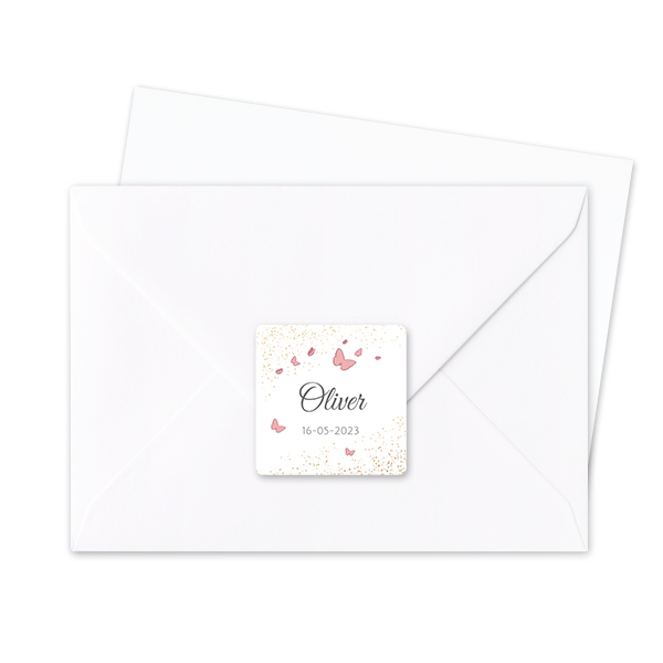 Seal Sticker Square - set of 24