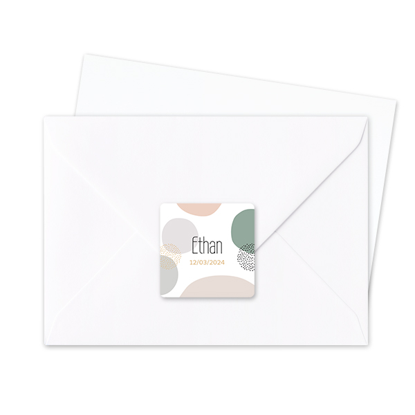 Seal Sticker Square - set of 24 Seal Sticker Square - set of 24