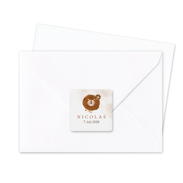 Seal Sticker Square - set of 24 Seal Sticker Square - set of 24