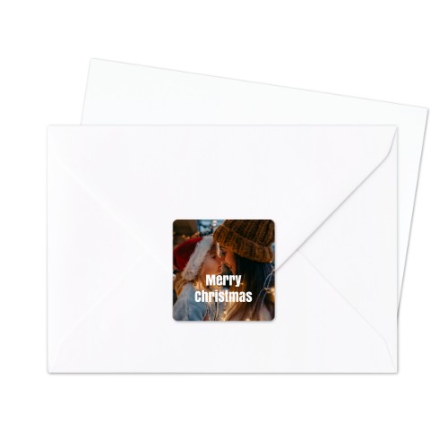 Briefumschlag Sticker Quadrat - 24 Stk.