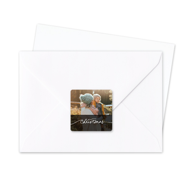 Seal Sticker Square - set of 24