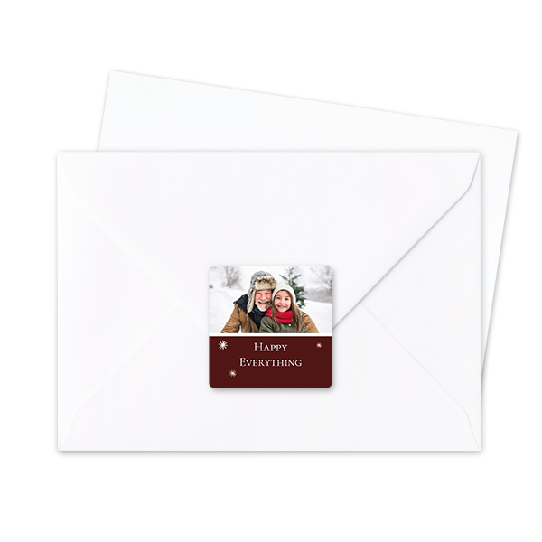 Seal Sticker Square - set of 24