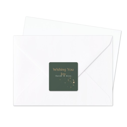 Envelop stickers Vierkant - Set van 24