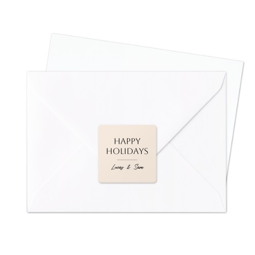 Sluitsticker Vierkant (set van 24)