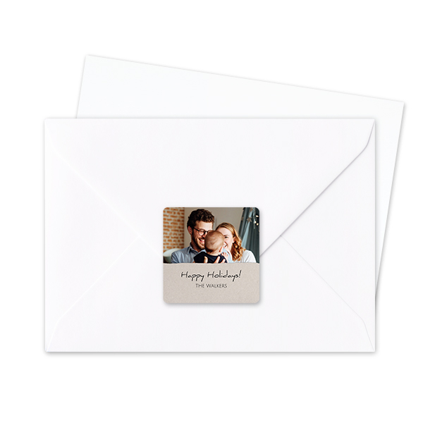 Seal Sticker Square - set of 24